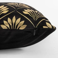 inny Poszewka dekoracyjna czarna DEKAR 45x45 cm