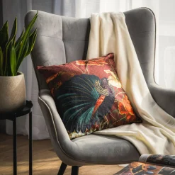 Poszewki I Poduszki Dekoracyjne|inny Poszewka dekoracyjna czerwona PTAK KIMI 45x45 cm