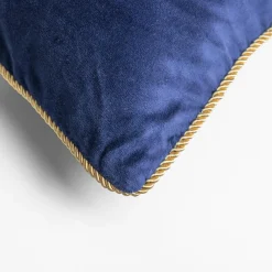 Poszewki I Poduszki Dekoracyjne|Estetica Poszewka dekoracyjna granatowa z ważką AURE 45x45 cm