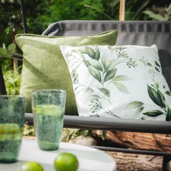 inny Poszewka dekoracyjna LIŚCIE biała OLIVE 45x45 cm