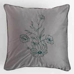 inny Poszewka dekoracyjna srebrna PERLA 45x45 cm