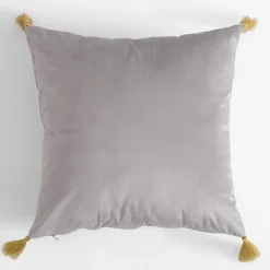 inny Poszewka dekoracyjna srebrna DJERBA 45x45 cm