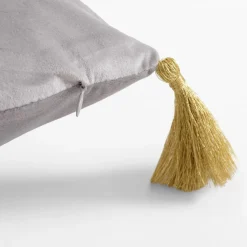 inny Poszewka dekoracyjna srebrna DJERBA 45x45 cm