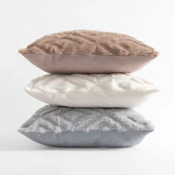 Poszewki I Poduszki Dekoracyjne|inny Poszewka dekoracyjna szara BRAGA 45x45 cm