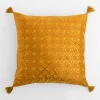 Poszewka dekoracyjna żółta WAYNE 45x45 cm