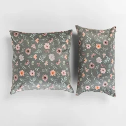 Poszewki I Poduszki Dekoracyjne|inny Poszewka dekoracyjna w kawiaty zielona DAISY 30x50 cm