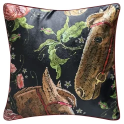 Estetica Poszewka dekoracyjna w konie BRODERI 45x45 cm