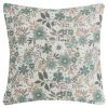 Poszewka dekoracyjna w kwiaty niebieskie ZELDA 45x45 cm
