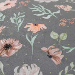 Poszewki I Poduszki Dekoracyjne|inny Poszewka dekoracyjna w kwiaty szara DAISY 45x45 cm