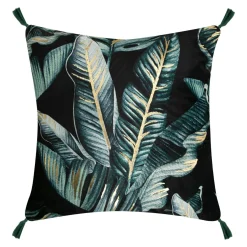 Poszewki I Poduszki Dekoracyjne|Estetica Poszewka dekoracyjna w liście z frędzlami BANANA 45x45 cm