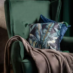 Poszewki I Poduszki Dekoracyjne|Estetica Poszewka dekoracyjna w liście z frędzlami BANANA 45x45 cm