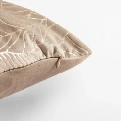 Poszewki I Poduszki Dekoracyjne|inny Poszewka dekoracyjna w złote liście beżowa ESTHER 45x45 cm