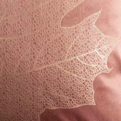 inny Poszewka dekoracyjna w złoty liść różowa MAPLE 45x45 cm