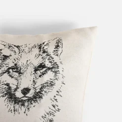 Poszewka dekoracyjna z lisem MOLLIE 45x45 cm