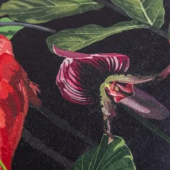 inny Poszewka egzotyczna czarna MADERA 45x45 cm