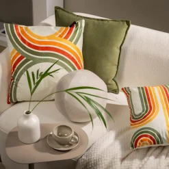 Poszewki I Poduszki Dekoracyjne|inny Poszewka geometryczna wielokolorowa CINCO 45x45 cm