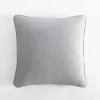 Poszewki I Poduszki Dekoracyjne| Poszewka jasnoszara ANSLEY 45x45 cm