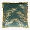 Poszewki I Poduszki Dekoracyjne|inny Poszewka na poduszkę w liście zielona YVES 45x45 cm