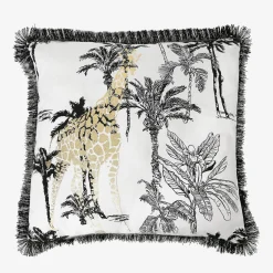 Poszewki I Poduszki Dekoracyjne|inny Poszewka na poduszkę z żyrafą SIRE 45x45 cm