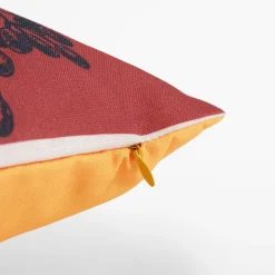inny Poszewka ozdobna biało-pomarańczowa DALI 45x45 cm
