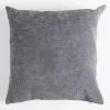 inny Poszewka ozdobna szara CARMON 45x45 cm