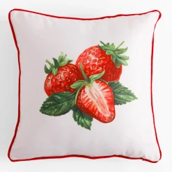 inny Poszewka ozdobna w truskawki FRUITS 40x40 cm