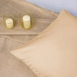 Darymex Poszewka stynowa jasnobeżowa 50x60 cm