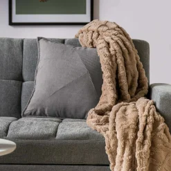 Poszewki I Poduszki Dekoracyjne|inny Poszewka szara IRENE 45x45 cm