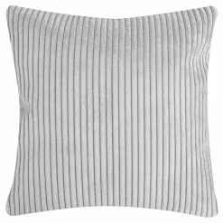 Poszewki I Poduszki Dekoracyjne| Poszewka sztruksowa szara COURDUROY 45x45 cm
