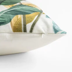 inny Poszewka w liście beżowa MADERA 45x45 cm