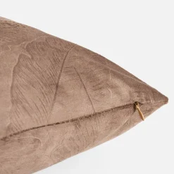 Poszewki I Poduszki Dekoracyjne|inny Poszewka w liście brązowa ADRIEN 45x45 cm