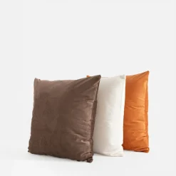 Poszewki I Poduszki Dekoracyjne|inny Poszewka w liście brązowa ADRIEN 45x45 cm
