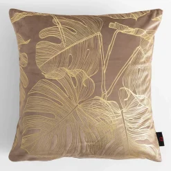 Poszewki I Poduszki Dekoracyjne|inny Poszewka w monstery beżowa AMBRO 45x45 cm