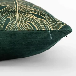 inny Poszewka w monstery ciemnozielona AMBRO 45x45 cm