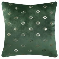 Poszewki I Poduszki Dekoracyjne|Estetica Poszewka w stylu glamour zielona SUSA 45x45 cm
