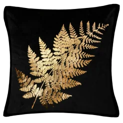 Estetica Poszewka welurowa czarna RUNO 45x45 cm