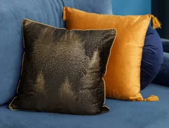 Estetica Poszewka welurowa czarna ALASKA 45x45 cm