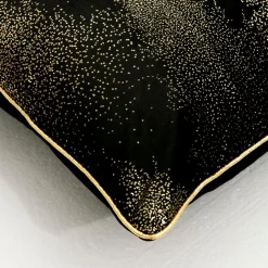 Estetica Poszewka welurowa czarna ALASKA 45x45 cm