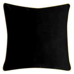 Estetica Poszewka welurowa czarna ALASKA 45x45 cm