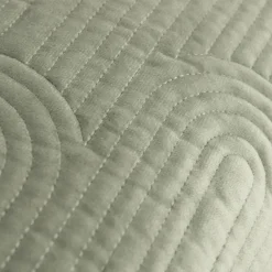 Poszewki I Poduszki Dekoracyjne|inny Poszewka welurowa geometryczna zielona JONES 45x45 cm