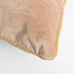 Poszewki I Poduszki Dekoracyjne|inny Poszewka welurowa karmel LILLE 60x60 cm