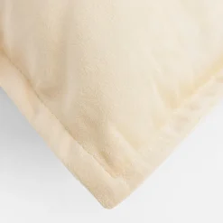 Poszewki I Poduszki Dekoracyjne|inny Poszewka welurowa kremowa RUNO 45x45 cm