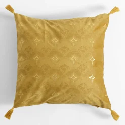 Poszewki I Poduszki Dekoracyjne|inny Poszewka welurowa musztardowa CASSIA 45x45 cm