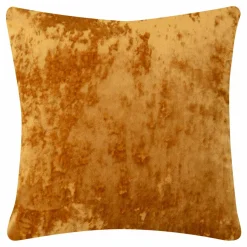 Poszewki I Poduszki Dekoracyjne| Poszewka welurowa musztardowa MONACO 45x45 cm
