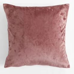 Poszewki I Poduszki Dekoracyjne| Poszewka welurowa różowa MONACO 45x45 cm
