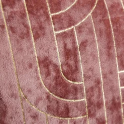 Poszewki I Poduszki Dekoracyjne| Poszewka welurowa różowa MONACO 45x45 cm