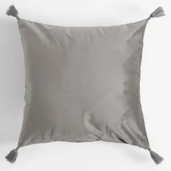 Poszewki I Poduszki Dekoracyjne|inny Poszewka welurowa szara CASSIA 45x45 cm