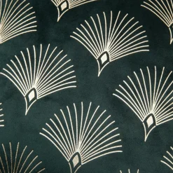 Poszewka welurowa zielona SIENNA 45x45 cm