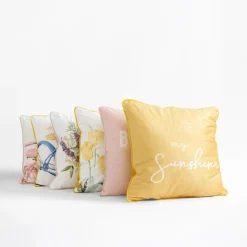 Poszewki I Poduszki Dekoracyjne|inny Poszewka z rowerem żółta SUZI 45x45 cm