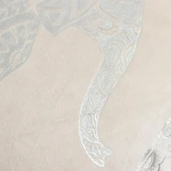 Poszewki I Poduszki Dekoracyjne|inny Poszewka ze słoniem biała DAIRA 45x45 cm